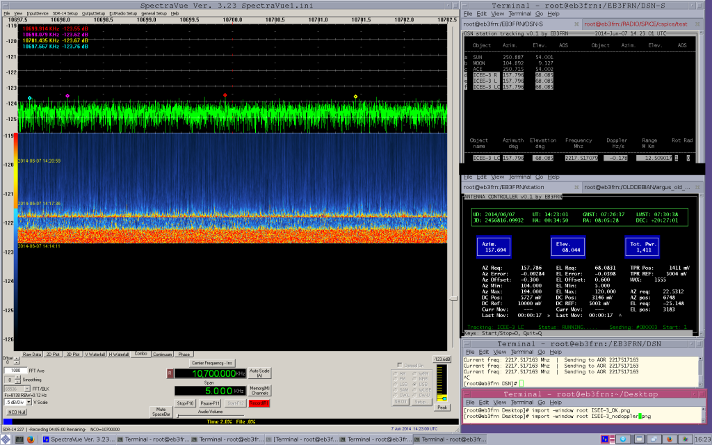 ISEE-3 / ICE no signal without the doppler compensation