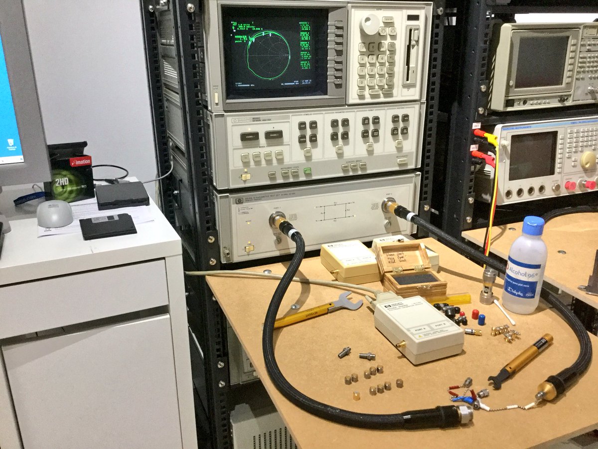 All the day in front the VNA! Calibrating homemade calkits and other